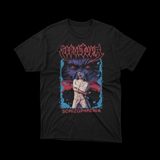 T-shirt Nera Sepultura - "Schizophrenia" - Tributo al Metal Brasiliano | vrzshop