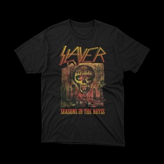 T-shirt Nera Slayer - Seasons in the Abyss | vrz shop