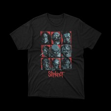 T-shirt Nera Slipknot - Le 9 Facce dell'Oscurità | Metal Alternativo | vrz shop