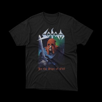 T-shirt Nera Sodom - In the Sign of Evil | vrz shop