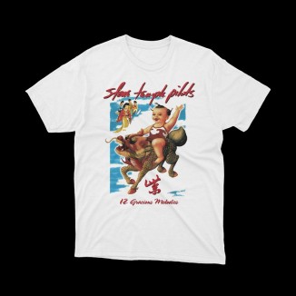 T-shirt Stone temple pilots 12 gracious melodies grausamkeit pink green 666 | premium cotton casual shirt | vrz shop