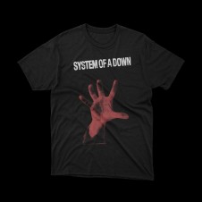 T-shirt System of down red hand | vrz shop