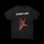 T-shirt System of down red hand T-shirt System of down red hand