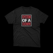 T-shirt System of a down logo | premium cotton casual shirt | vrz shop