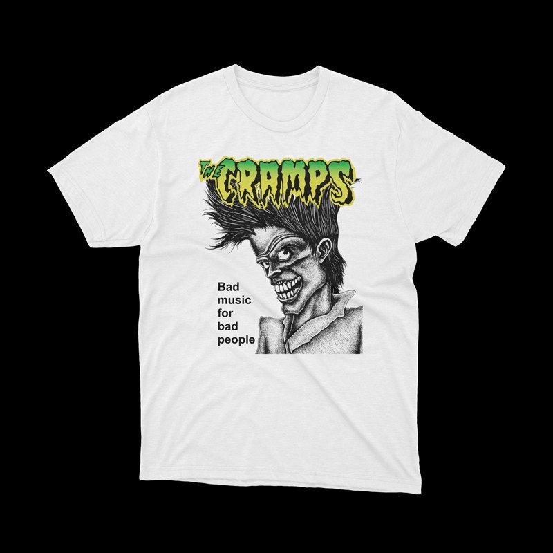 T-shirt the cramps - bad music for bad people T-shirt the cramps - bad music for bad people