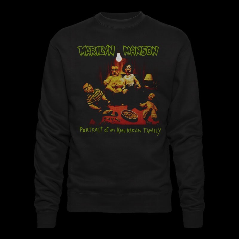 Felpa sweatshirt Marilyn Manson portrait of an american family Felpa sweatshirt Marilyn Manson portrait of an american family