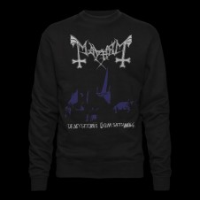 Felpa Nera Mayhem – De Mysteriis Dom Sathanas | vrz shop