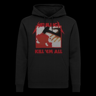 Felpa sweatshirt hood Metallica kill 'em all | qualità premium al miglior prezzo | vrz shop
