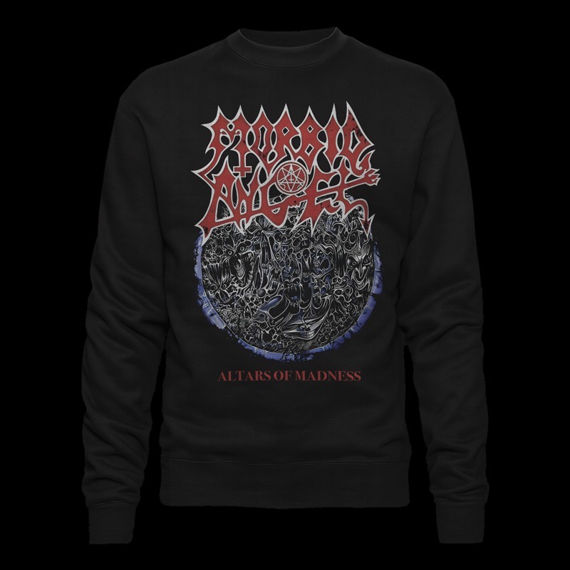 Felpa sweatshirt Misfits morbid angel altars of madness
