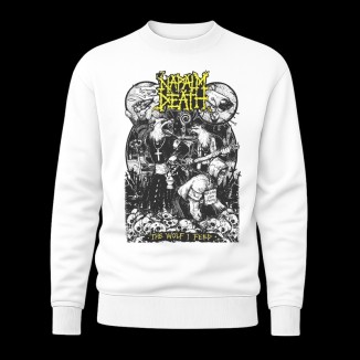 Felpa sweatshirt Napalm death the wolf ifeed | qualità premium al miglior prezzo | vrz shop