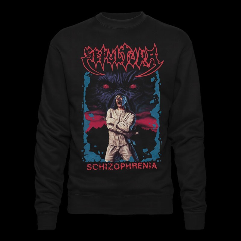 Felpa sweatshirt Sepultura schizophrenia