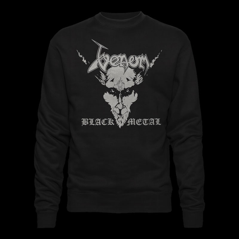 Felpa sweatshirt Venom black metal