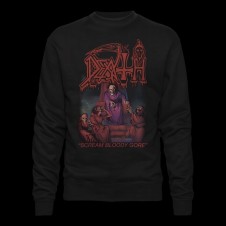 Felpa sweatshirt Death scream bloody gore | premium quality at the best price | vrz shop