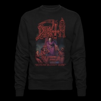 Felpa sweatshirt Death scream bloody gore | premium quality at the best price | vrz shop