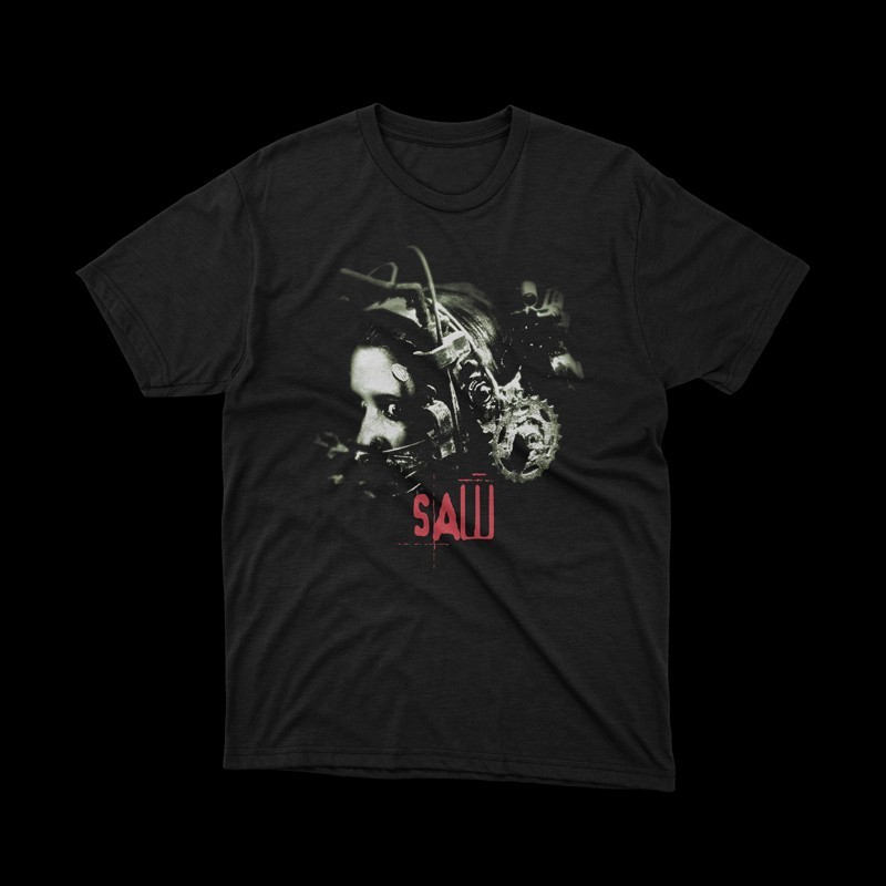 T-shirt film horror Saw