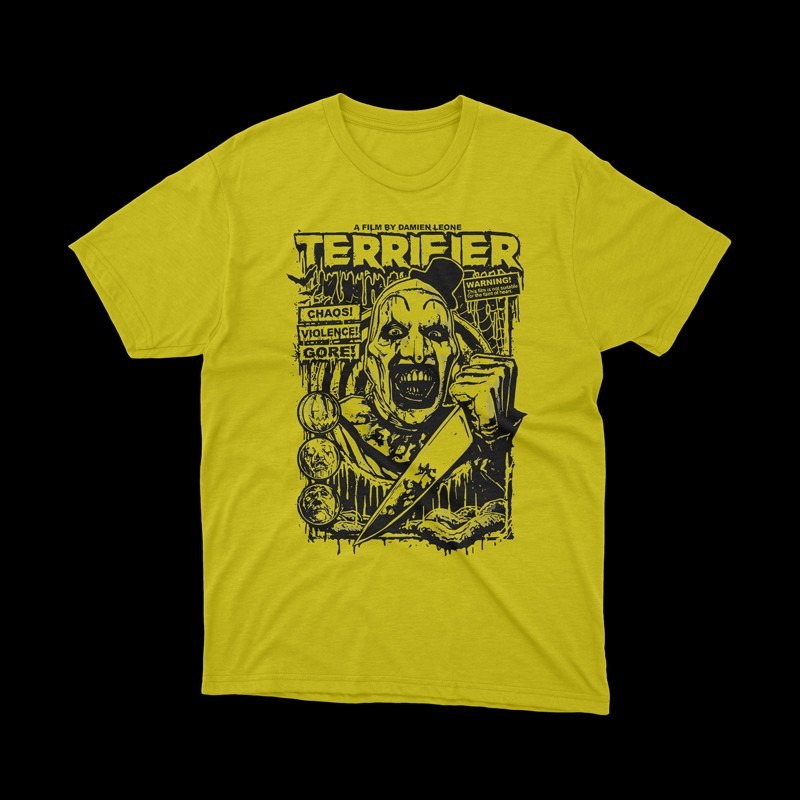 T-shirt film horror Terrifier