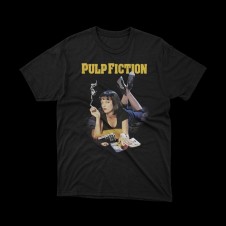 T-shirt Nera Pulp Fiction - Stile Iconico del Cinema | vrzshop