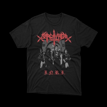 T-shirt Sarcofago INRI | premium cotton casual shirt | vrz shop