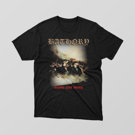 T-shirt Bathory Blood Frire Death | premium cotton casual shirt | vrz shop