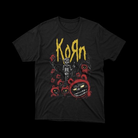 T-shirt Korn | maglietta cotone premium tempo libero | vrz shop