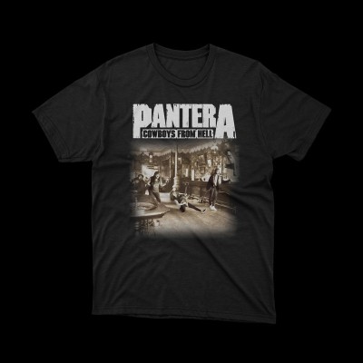 T-shirt Pantera Cowboys From Hell | maglietta cotone premium tempo libero | vrz shop