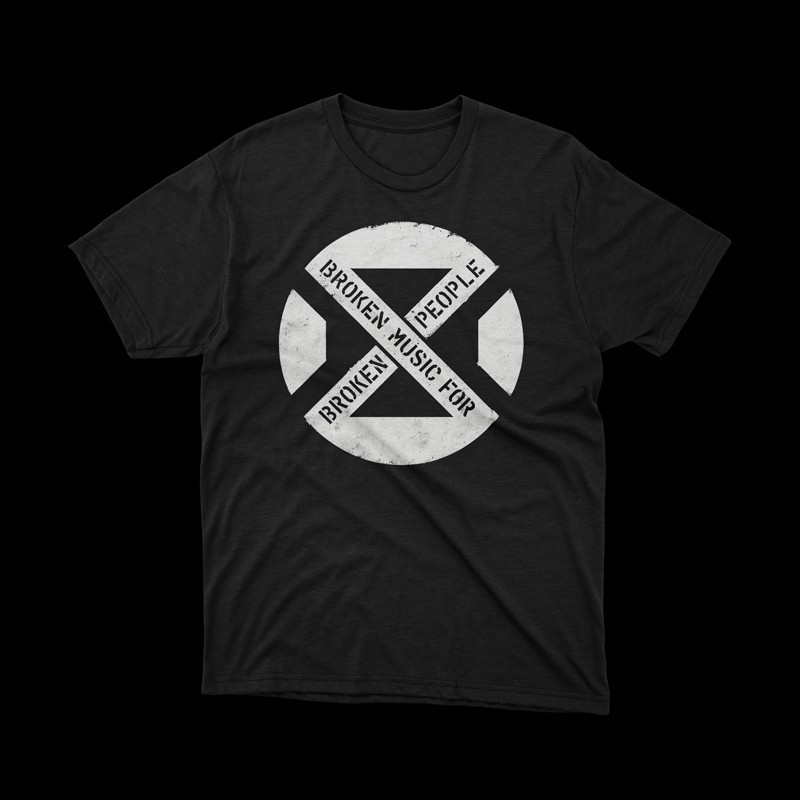 T-shirt Suede Broken music for broken people T-shirt Suede Broken music for broken people