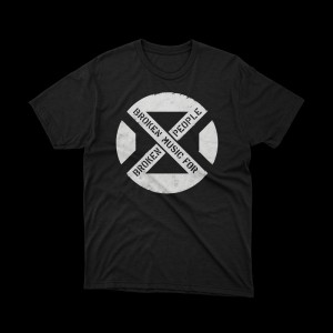 T-shirt Suede Broken music for broken people T-shirt Suede Broken music for broken people