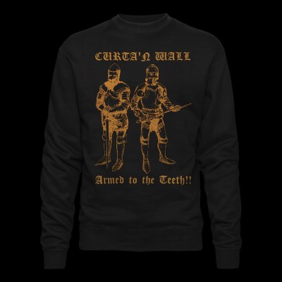 Felpa sweatshirt Curta'n Wall Armed to the Teeth!! | premium quality at the best price | vrz shop