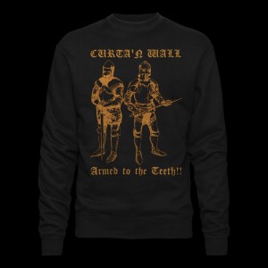 Felpa sweatshirt Curta'n Wall Armed to the Teeth!! | qualità premium al miglior prezzo | vrz shop