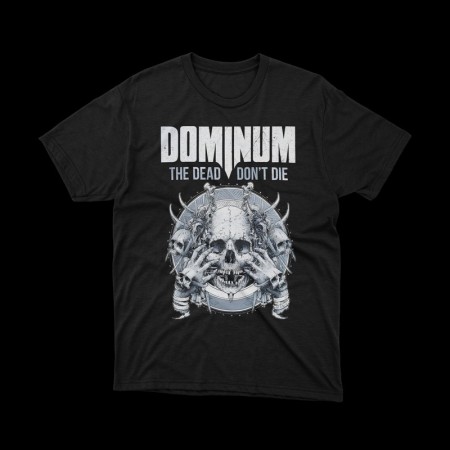 T-shirt Dominum The dead don't die  | premium cotton casual shirt | vrz shop