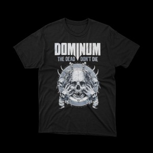 T-shirt Dominum The dead don't die  | maglietta cotone premium tempo libero | vrz shop