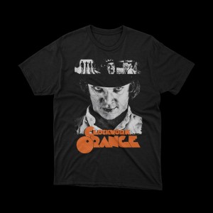 T-shirt film cult Clockwork Orange Arancia meccanica
