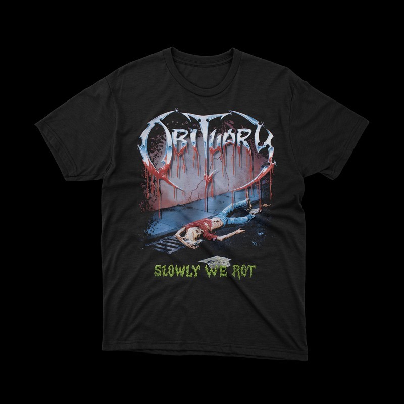 T-shirt Obituary Slowly We Rot