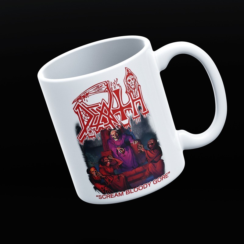 Mug Death Scream bloody gore