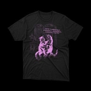 T-shirt the cure lovecats