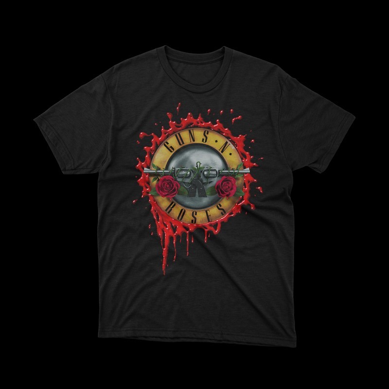 T-shirt Guns N' Roses Mr. Brownstone logo