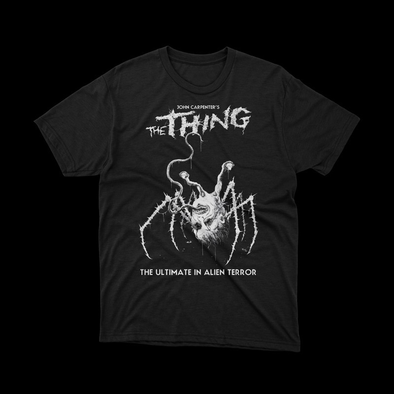 T-shirt film horror The Thing John Carpenter - la cosa