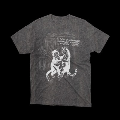 T-shirt acid washed the cure | maglietta cotone premium tempo libero | vrz shop