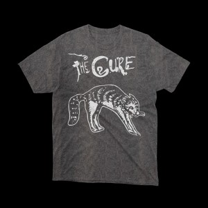 T-shirt acid washed the cure cat