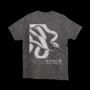 T-shirt acid washed Deftones Private Music