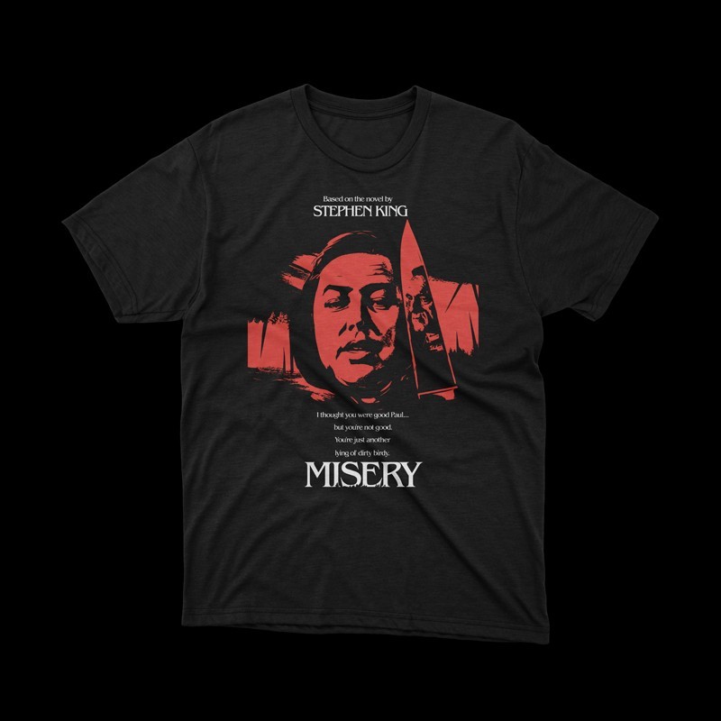 T-shirt film horror Misery Stephen King