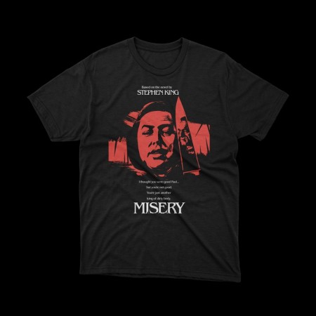 T-shirt film horror Misery Stephen King | qualità premium al miglior prezzo | vrz shop