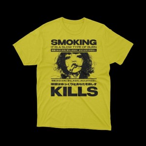 T-shirt film horror Smoking Kills