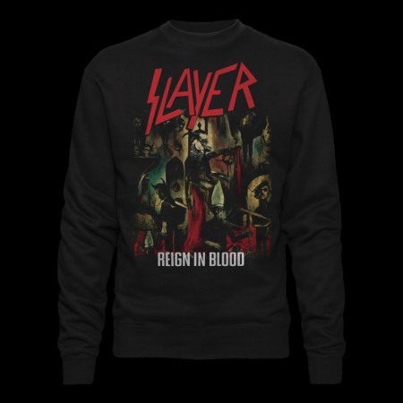 Felpa sweatshirt Slayer Reign in Blood | qualità premium al miglior prezzo | vrz shop