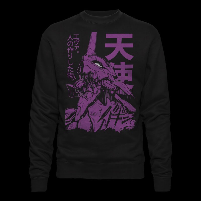 Felpa sweatshirt evangelion