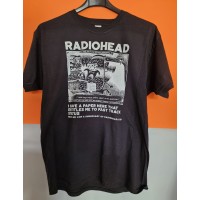 T-shirt Nera Radiohead "Ice Caps Melting" - Sensibilità e Coscienza Ambientale | vrzshop